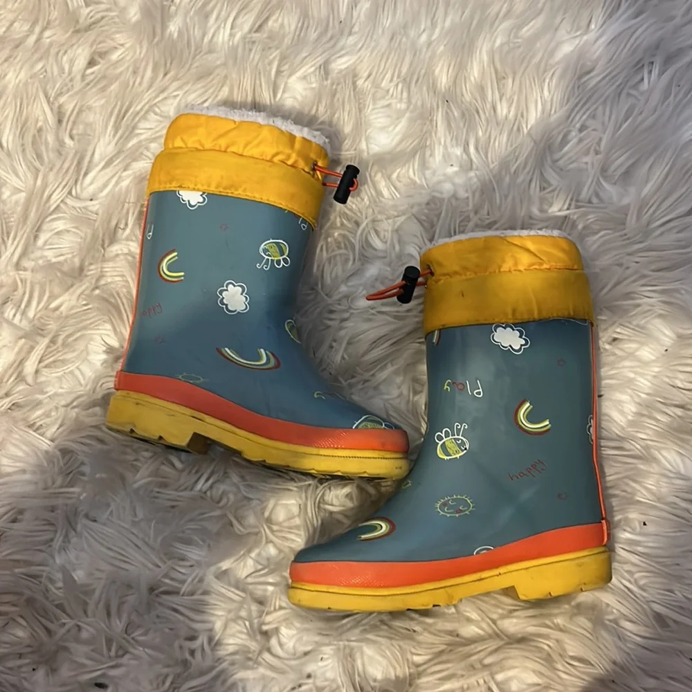 Kids Lily & Dan rain boots size 9/10